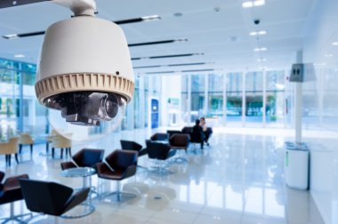 CCTV veya ofis binasında faaliyet gözetim