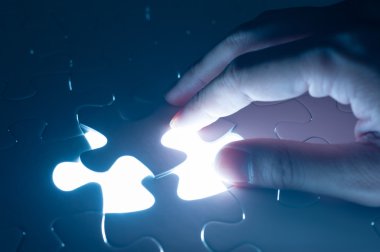 El Yapboz, iş stratejisi, kavramsal görüntü Ekle