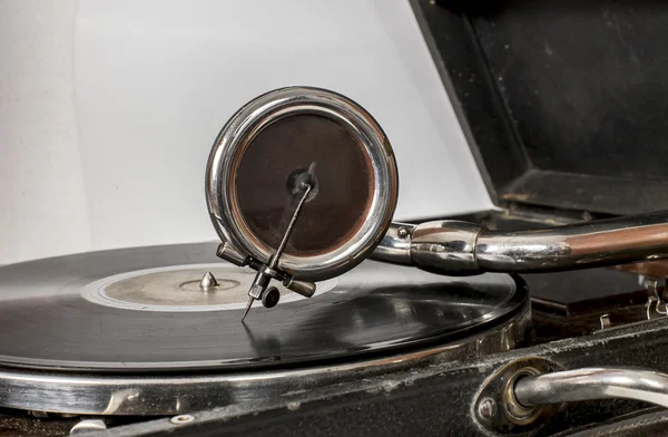 Eski gramofon portre