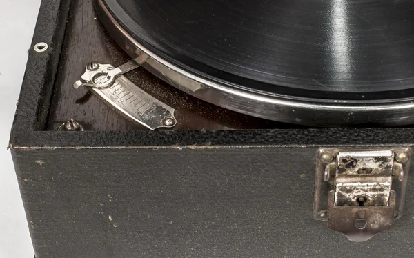 Old gramophone closeup — Stock Photo, Image