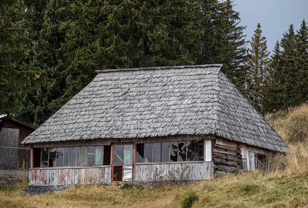 Transalpina Rumunia Październik 2020 Domki Letniskowe Górskim Kurorcie Ranca Dniu — Zdjęcie stockowe