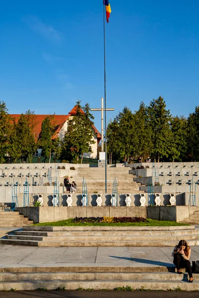 Targu Mures Mures România Aprilie 2021 Monumentul Eroilor Români Celui — Fotografie, imagine de stoc