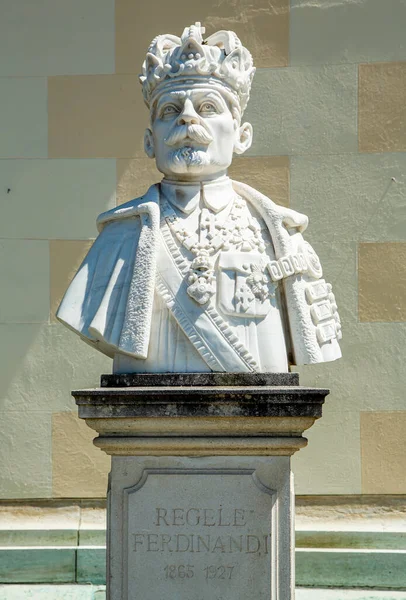 Alba Iulia Alba Romania May 2021 Statue King Ferdinand King — Stock Photo, Image