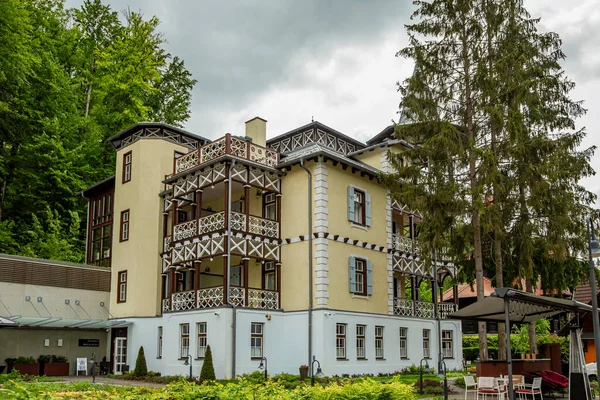 Sovata Mures Rumänien Mai 2021 Rustikale Pension Sovata Resort Transsilvanien — Stockfoto