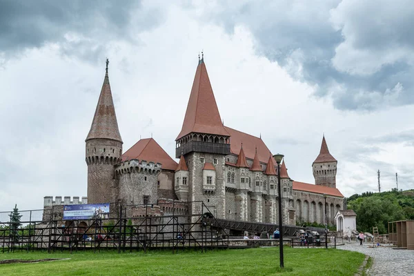 Hunedoara Transylvania Rumänien Mai 2021 Blick Auf Das Schloss Hunedoara — Stockfoto