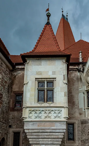 Hunedoara Transylvania Ρωμανια Μαΐου 2021 Στοιχεία Κατασκευής Του Κάστρου Hunedoara — Φωτογραφία Αρχείου