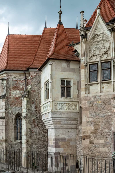 Hunedoara Transylvania Romania Maggio 2021 Dettagli Costruzione Del Castello Hunedoara — Foto Stock