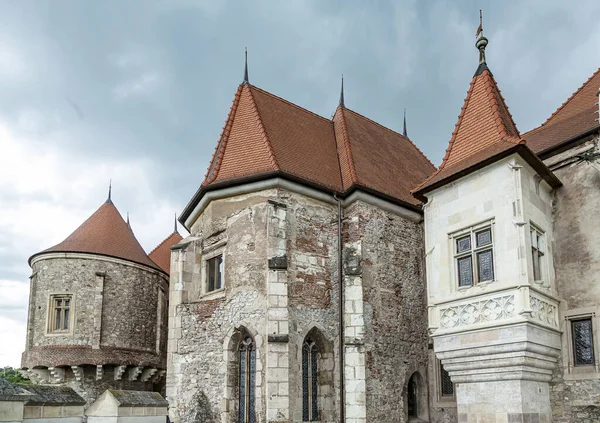 Hunedoara Transylvania Romania Maggio 2021 Dettagli Costruzione Del Castello Hunedoara — Foto Stock