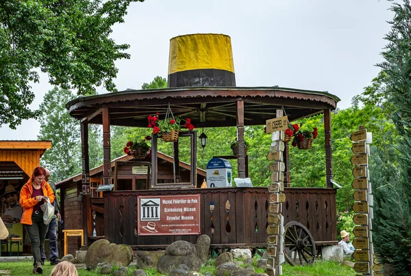 Criseni Harghita Romania Junio Museo Del Sombrero Paja Junio 2021 — Foto de Stock