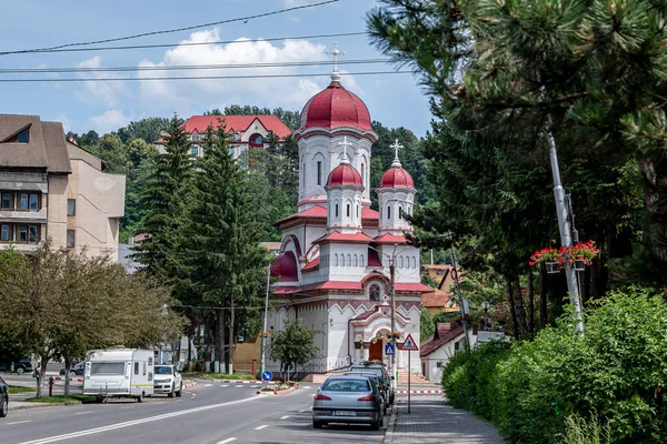 Petrosani Hunedoara Romania Iulie 2021 Sfânta Treime Treime Biserica Din — Fotografie, imagine de stoc