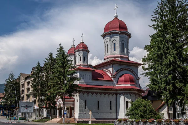 Πετροσανη Ουνεδοαρα Ρουμανια Ιουλιου 2021 Αγία Τριάδα Treime Εκκλησία Στις — Φωτογραφία Αρχείου