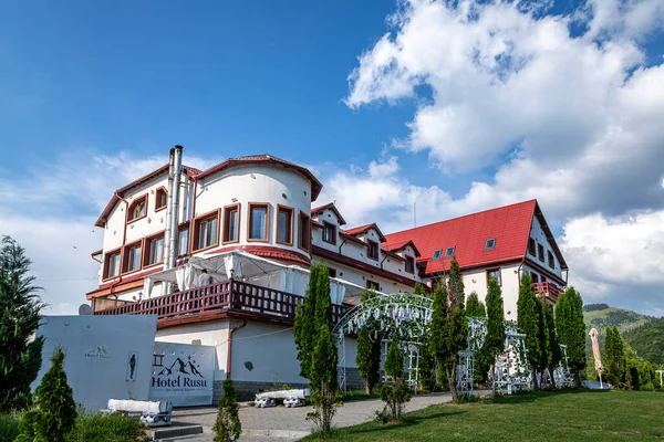 Parang Resort Hunedoara Romania Июля 2021 Года View Hotel Rusu — стоковое фото