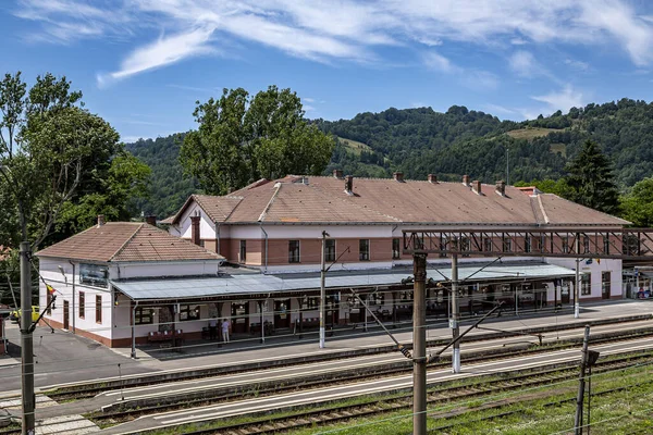 Petrosani Hunedoara Romania July 2021 Train Station July 2021 Petrosani — Stock Photo, Image