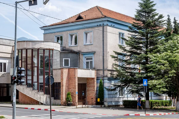 Petrosani Hunedoara Roemenië Juli 2021 Bouw Van Het Stadhuis Petrosani — Stockfoto