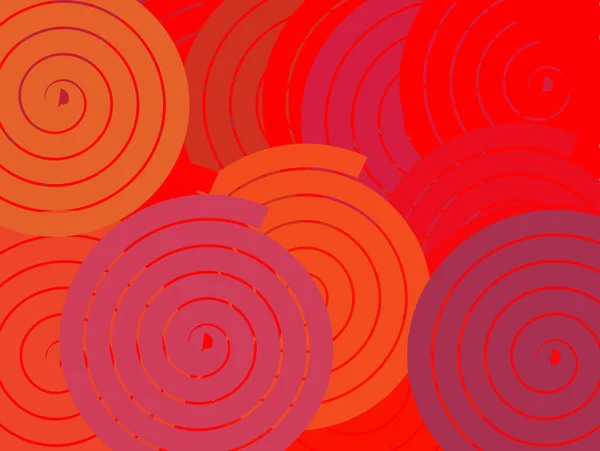 Fondo Abstracto Con Elementos Geométricos Espirales Colores —  Fotos de Stock