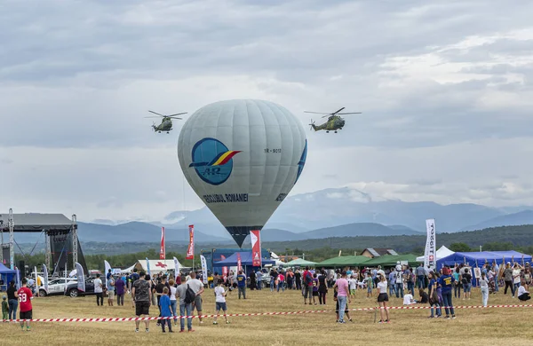 Stanesti Gorj Romania Ağustos 2021 Hava Mitinginden Genel Görüntü Stanesti — Stok fotoğraf