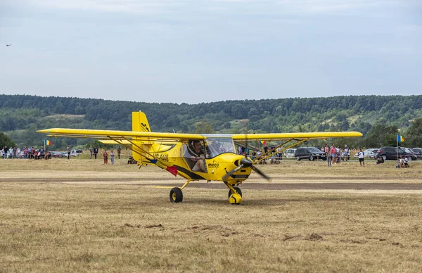 Stanesti Gorj Romania Augus28 2021 Sports Light Aircraft Aviation Rally — 스톡 사진