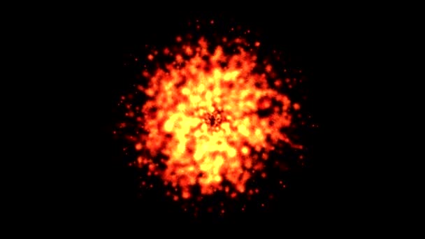 Абстрактный фон сверхновой . — стоковое видео