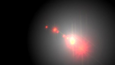 Optik fişekleri animasyon kümesi: kırmızı, yeşil, mavi. Alfa chanel dahil