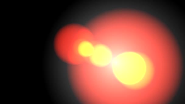 Conjunto de transição de flares ópticos. Alpha chanel incluído . — Vídeo de Stock