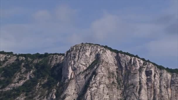 De grens tussen Roemenië en Servië. — Stockvideo