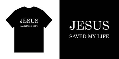İsa hayatımı, izole edilmiş basılı tişörtler için kurtar..