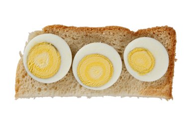 haşlanmış yumurta ile Kahvaltı