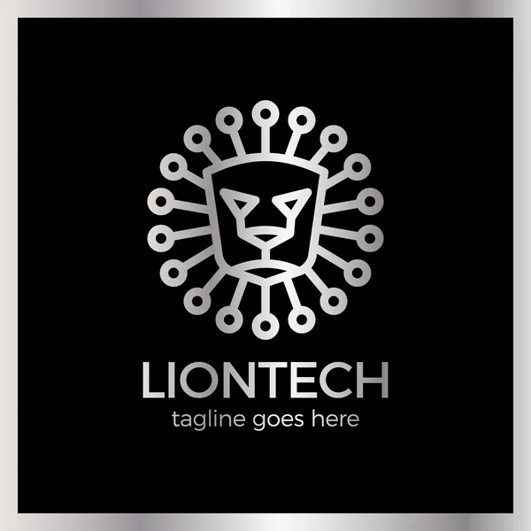 Lion Tech — стоковый вектор