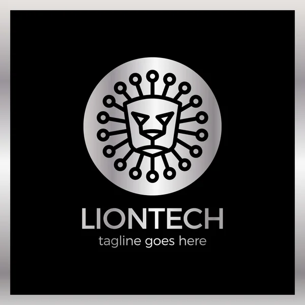 Lion Tech — стоковый вектор