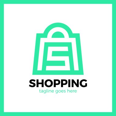 Çanta Logo - S harfi alışveriş