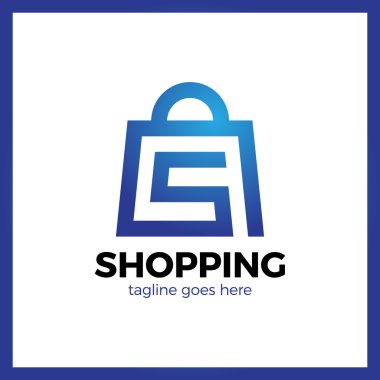Çanta Logo - S harfi alışveriş