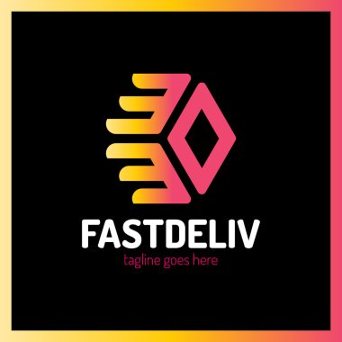 Fast Delivery Logo clipart