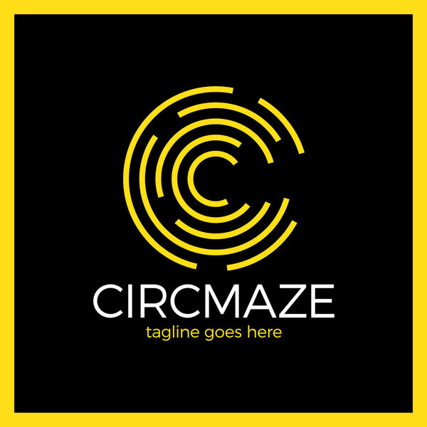 Логотип Circle Maze - буква C

