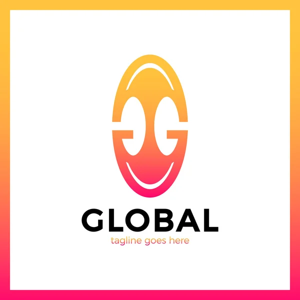 Suuri globaalin ryhmän logo — vektorikuva