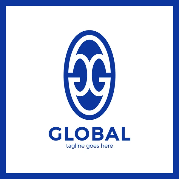 Логотип Большой глобальной группы — стоковый вектор