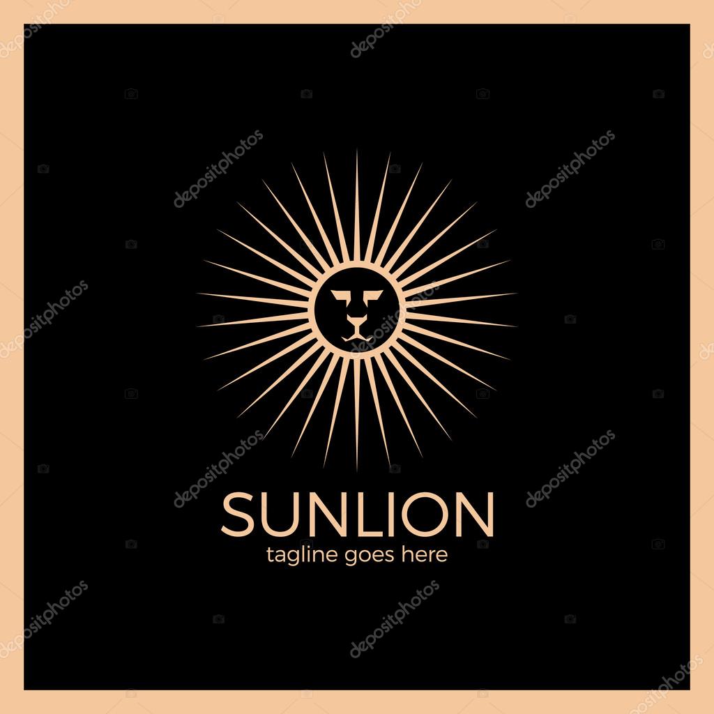 Myth Circle Sun Lion Tech Logo.