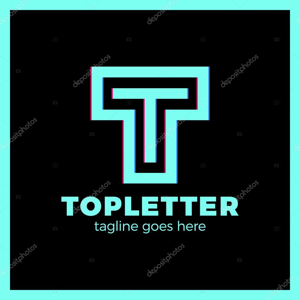Templar Logo - Bold 3d Letter T Logotype 3d cinema