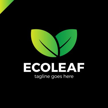 İş şirketi için soyut logo. Kurumsal kimlik tasarım öğesi. Eko doğa, spa, aqua Logotip fikir. yaprak, çevre, doğal sıvı, kavramı kaydedin. Renkli Vektör düz simgesi