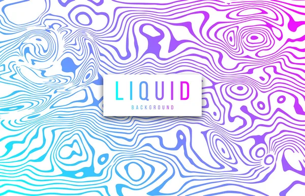 Abstract Holographic Background Gradient Liquify Abstract Texture Isolated Liquid Wave — Stock Vector