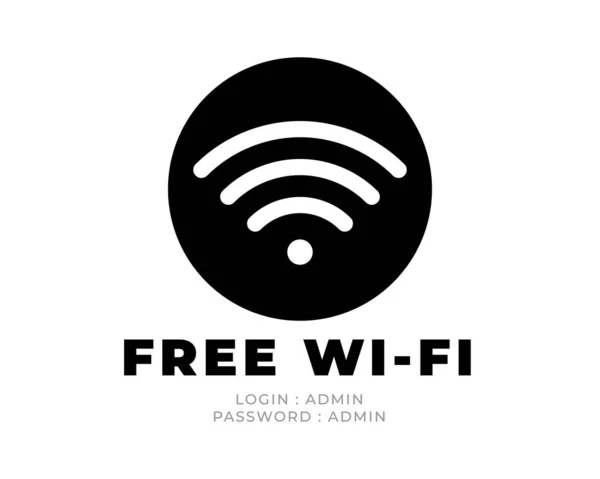 Icono Wifi Estilo Plano Moda Aislado Sobre Fondo Gris Símbolo — Archivo Imágenes Vectoriales