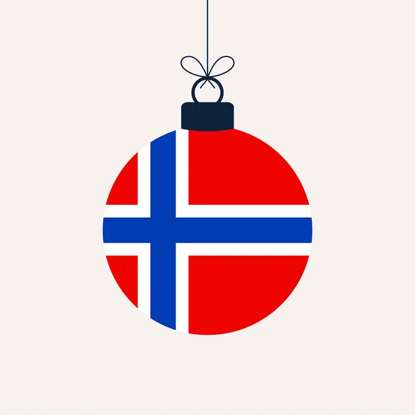 Різдвяний Прапором Вітальна Листівка Векторні Ілюстрації Веселий Різдвяний Бал Прапором — стоковий вектор
