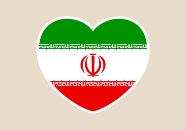 İran ulusal bayrağı, kalp şeklinde bir vektör ikonu olarak tasarlandı. Bu, ülkeye olan sevgisini ve vatanseverliğini ifade ediyor...