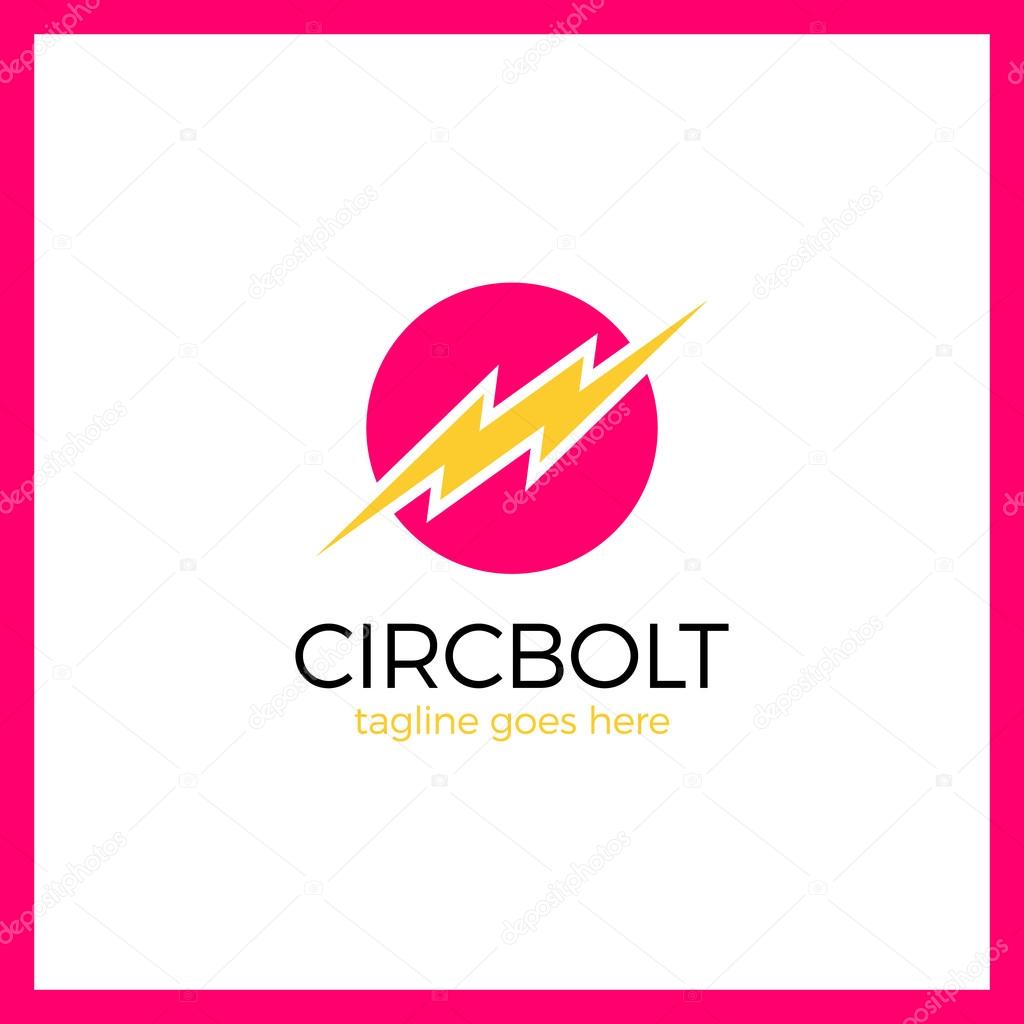 Storm 3d bolt Logo Template