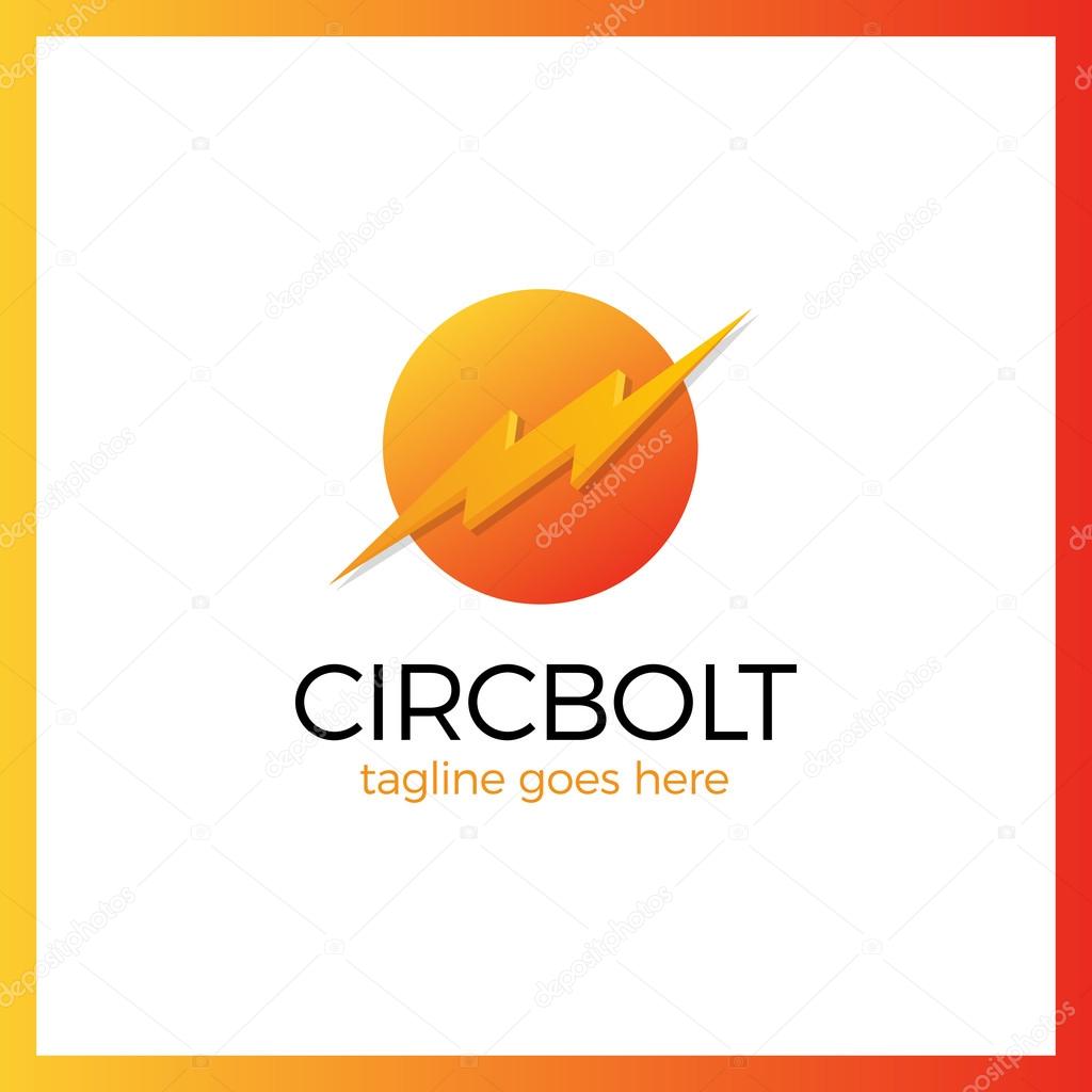 Storm 3d bolt Logo Template