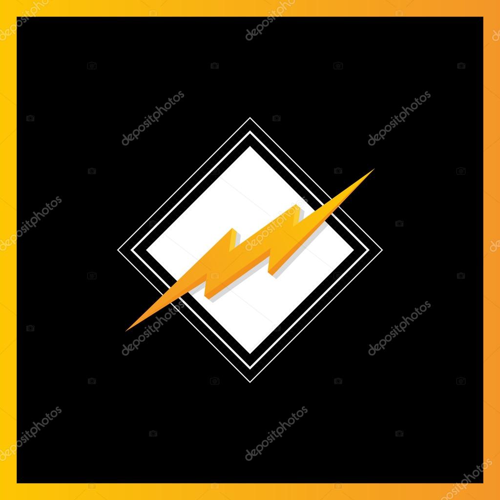 Storm 3d bolt Logo Template