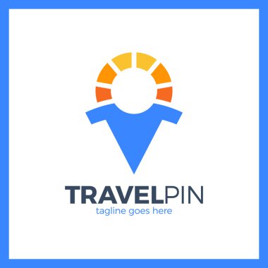 Seyahat güneş erkekler yer - güneşli PIN