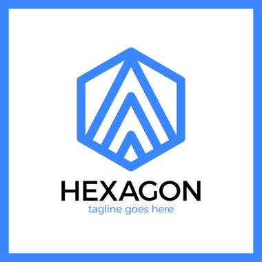 Hexa Letter A Logo clipart