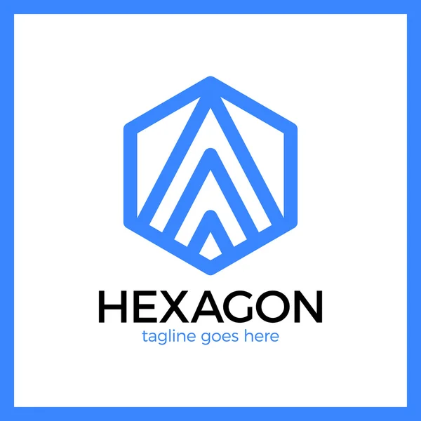 Hexa harf A Logo