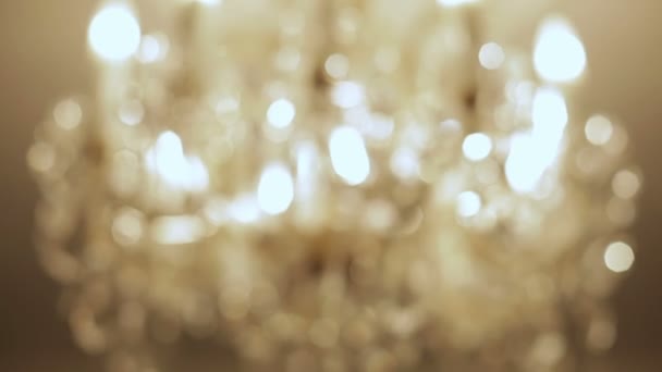 Bokeh glitter. — Video Stock