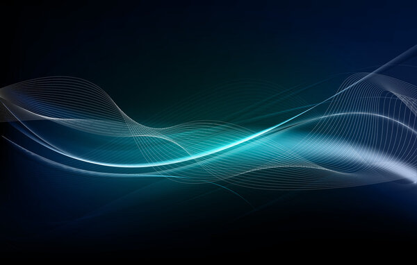 Blue abstract background.